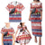 Kiribati Christmas Family Matching Puletasi and Hawaiian Shirt Frigatebird Santa Tekeraoi n te Kiritimati - Polynesian Pride