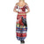 Kiribati Christmas Family Matching Summer Maxi Dress and Hawaiian Shirt Frigatebird Santa Tekeraoi n te Kiritimati - Polynesian Pride