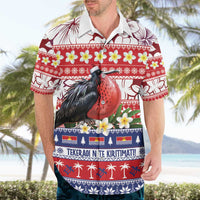 Kiribati Christmas Hawaiian Shirt Frigatebird Santa Tekeraoi n te Kiritimati - Polynesian Pride
