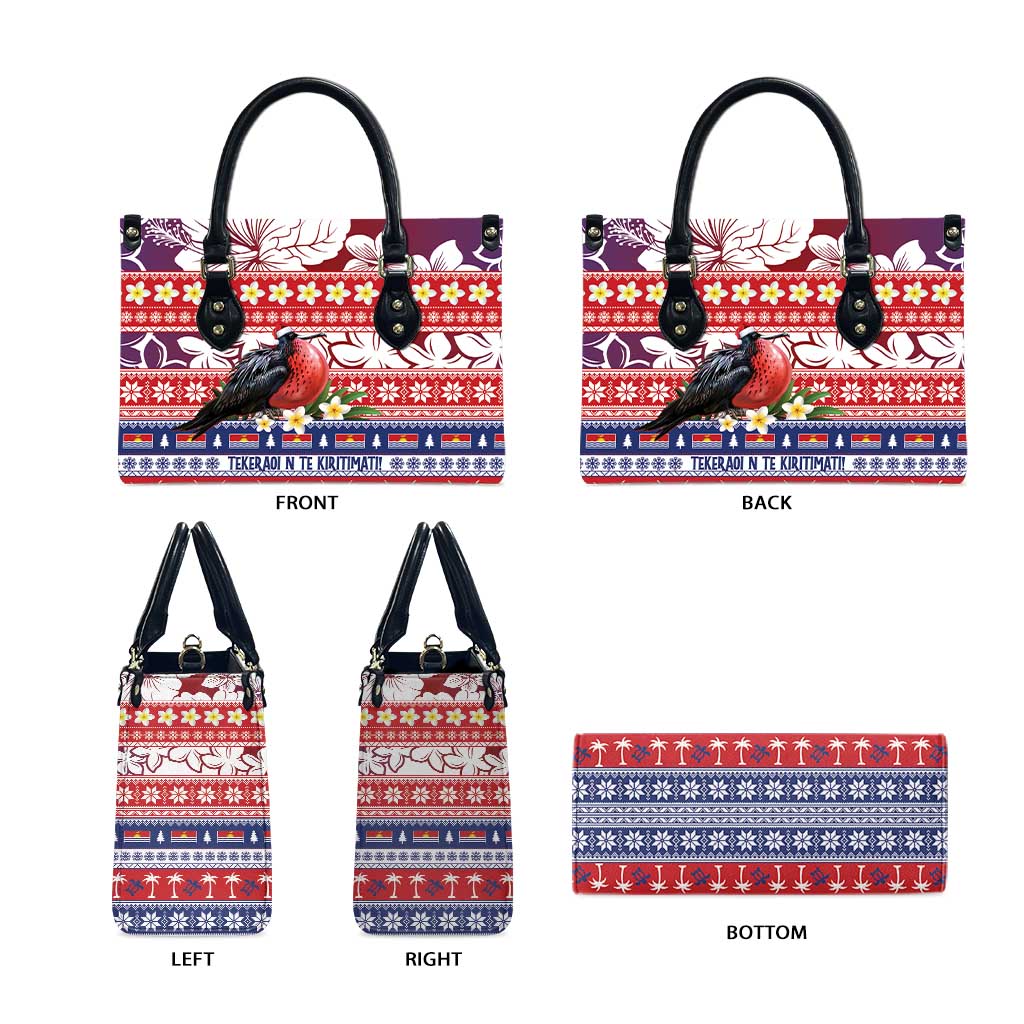 Kiribati Christmas Leather Bag Frigatebird Santa Tekeraoi n te Kiritimati - Polynesian Pride