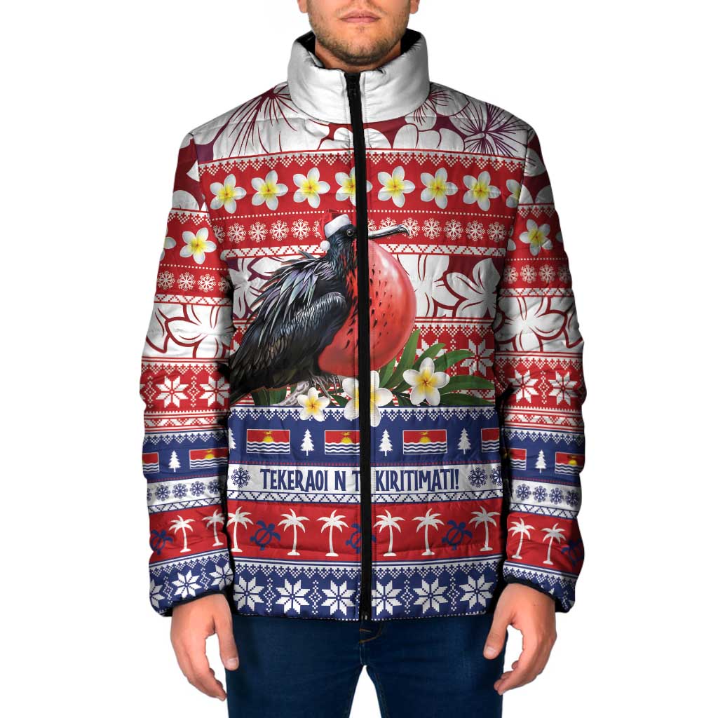 Kiribati Christmas Padded Jacket Frigatebird Santa Tekeraoi n te Kiritimati - Polynesian Pride