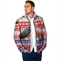 Kiribati Christmas Padded Jacket Frigatebird Santa Tekeraoi n te Kiritimati - Polynesian Pride