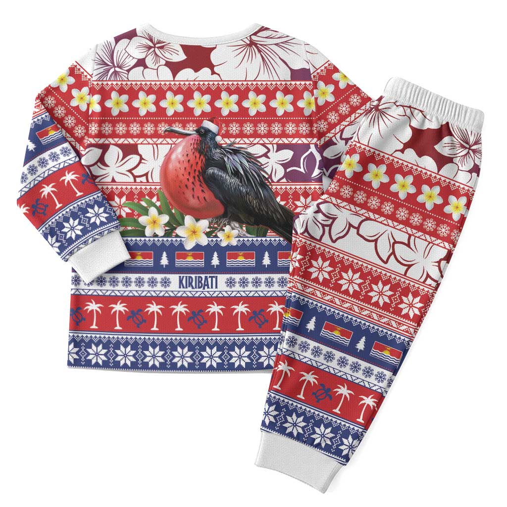 Kiribati Christmas Pajama Set Frigatebird Santa Tekeraoi n te Kiritimati - Polynesian Pride