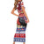 Kiribati Christmas Short Sleeve Bodycon Dress Frigatebird Santa Tekeraoi n te Kiritimati - Polynesian Pride