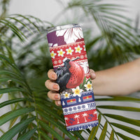 Kiribati Christmas Skinny Tumbler Frigatebird Santa Tekeraoi n te Kiritimati - Polynesian Pride