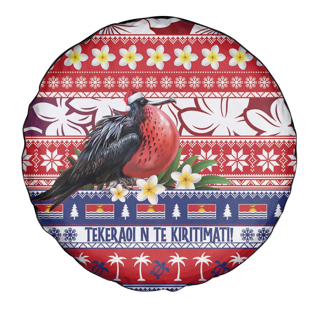 Kiribati Christmas Spare Tire Cover Frigatebird Santa Tekeraoi n te Kiritimati - Polynesian Pride