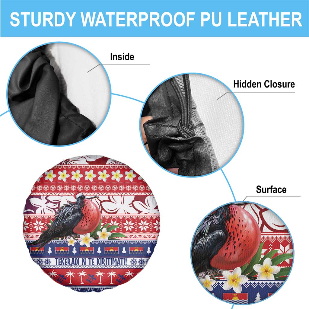 Kiribati Christmas Spare Tire Cover Frigatebird Santa Tekeraoi n te Kiritimati - Polynesian Pride