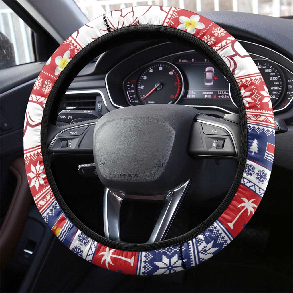 Kiribati Christmas Steering Wheel Cover Frigatebird Santa Tekeraoi n te Kiritimati - Polynesian Pride