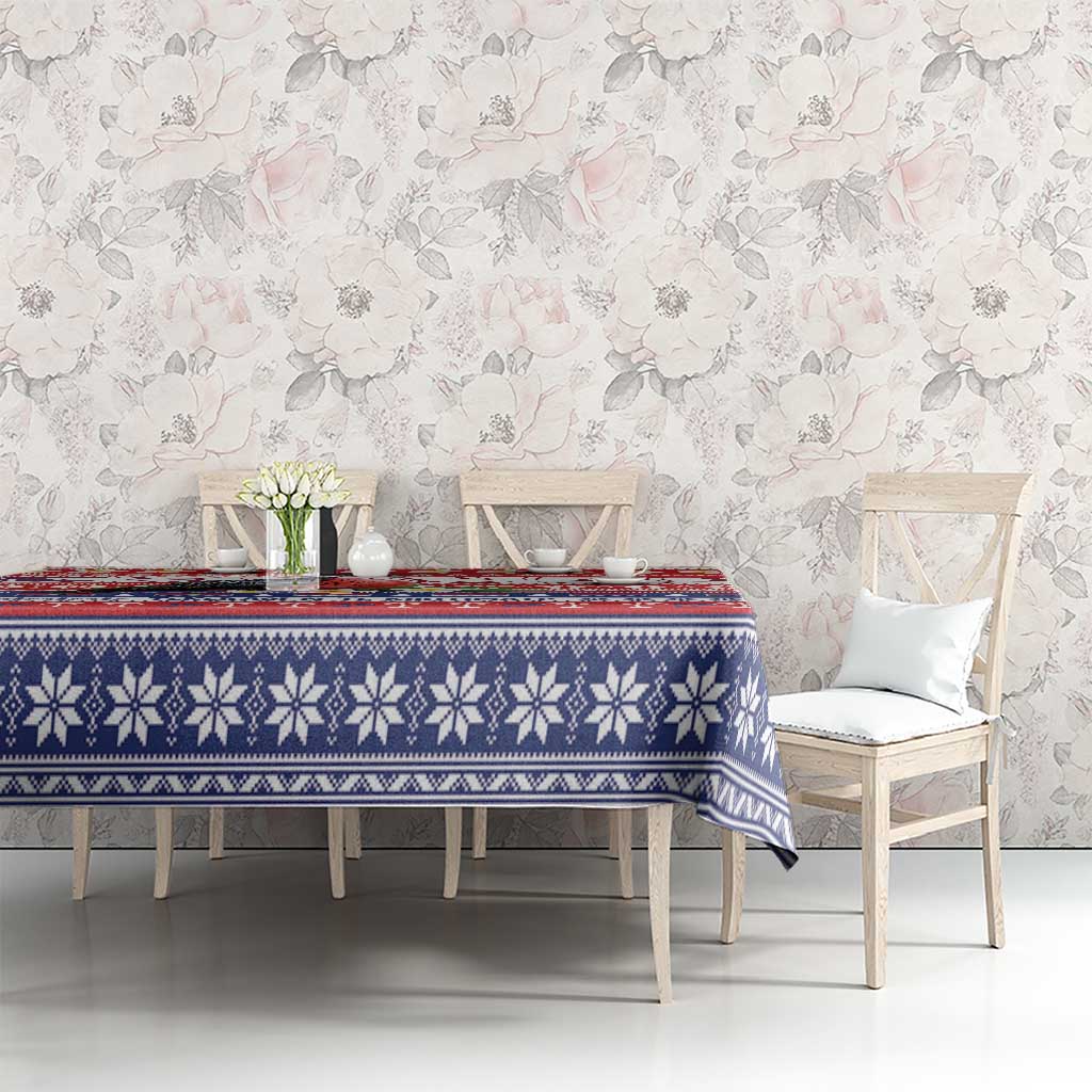Kiribati Christmas Tablecloth Frigatebird Santa Tekeraoi n te Kiritimati - Polynesian Pride