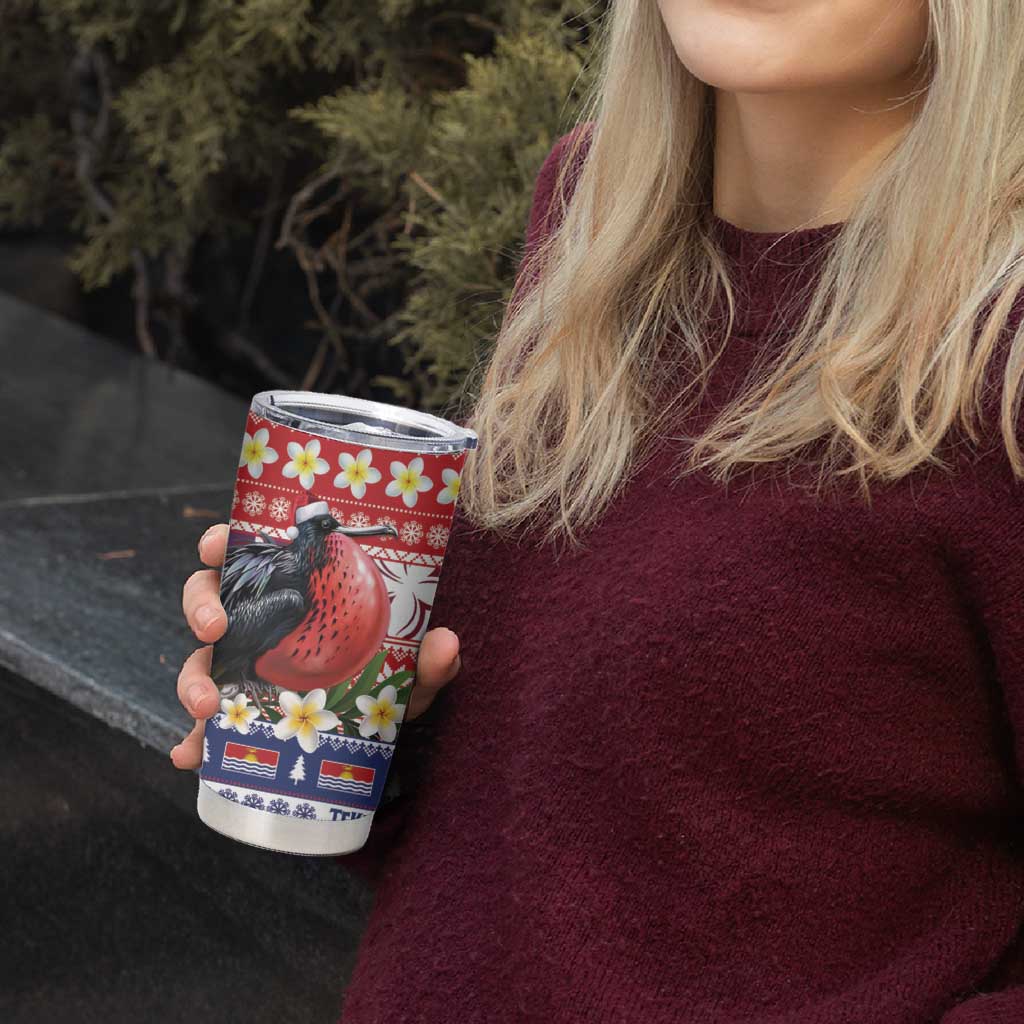 Kiribati Christmas Tumbler Cup Frigatebird Santa Tekeraoi n te Kiritimati - Polynesian Pride