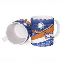 Marshall Islands Christmas Ceramic Mug Beachy Santa Monono ilo raaneoan Nejin - Polynesian Pride