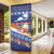 Marshall Islands Christmas Door Cover Beachy Santa Monono ilo raaneoan Nejin - Polynesian Pride