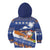 Marshall Islands Christmas Kid Hoodie Beachy Santa Monono ilo raaneoan Nejin - Polynesian Pride