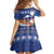 Marshall Islands Christmas Kid Short Sleeve Dress Beachy Santa Monono ilo raaneoan Nejin - Polynesian Pride