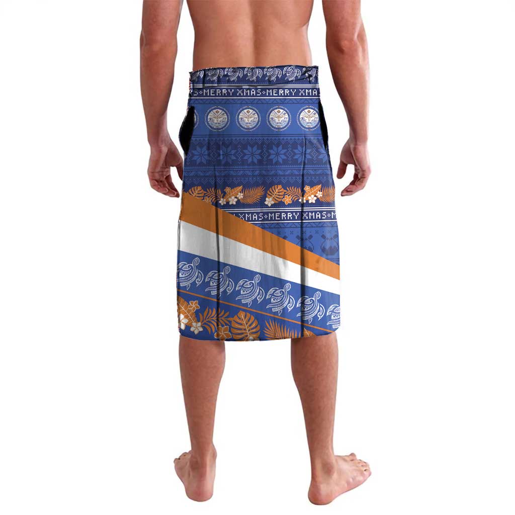 Marshall Islands Christmas Lavalava Beachy Santa Monono ilo raaneoan Nejin - Polynesian Pride