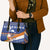 Marshall Islands Christmas Leather Bag Beachy Santa Monono ilo raaneoan Nejin - Polynesian Pride