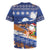 Marshall Islands Christmas Rugby Jersey Beachy Santa Monono ilo raaneoan Nejin - Polynesian Pride