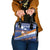 Marshall Islands Christmas Shoulder Handbag Beachy Santa Monono ilo raaneoan Nejin - Polynesian Pride