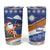 Marshall Islands Christmas Tumbler Cup Beachy Santa Monono ilo raaneoan Nejin - Polynesian Pride