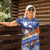 Marshall Islands Christmas Women Polo Shirt Beachy Santa Monono ilo raaneoan Nejin - Polynesian Pride