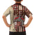 Samoa Tapau Family Matching Tank Maxi Dress and Hawaiian Shirt Samoan Siapo Pattern LT14 - Polynesian Pride