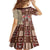 Samoa Tapau Family Matching Tank Maxi Dress and Hawaiian Shirt Samoan Siapo Pattern LT14 - Polynesian Pride