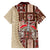 Samoa Tapau Family Matching Tank Maxi Dress and Hawaiian Shirt Samoan Siapo Pattern LT14 - Polynesian Pride