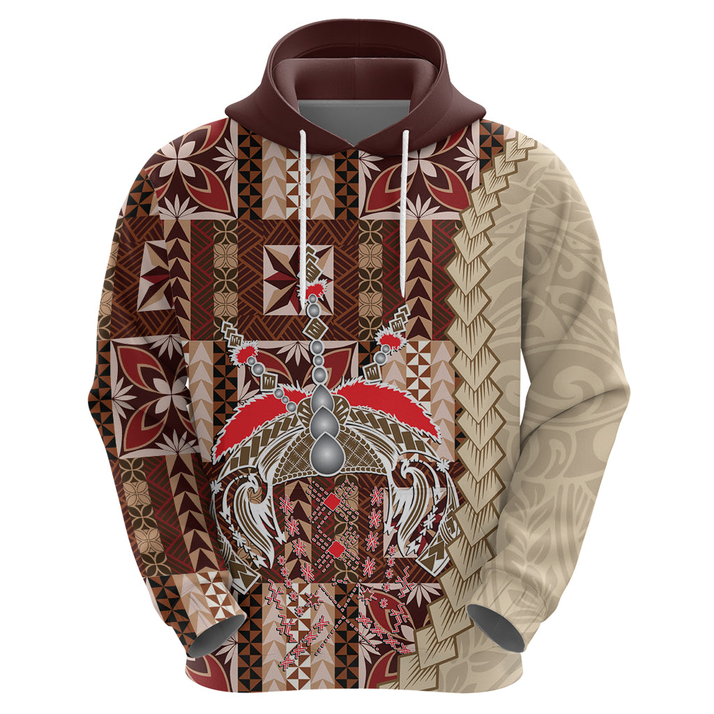 Samoa Tapau Hoodie Samoan Siapo Pattern LT14 - Polynesian Pride