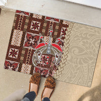 Samoa Tapau Rubber Doormat Samoan Siapo Pattern LT14 - Polynesian Pride