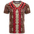 Samoa Siapo T Shirt Tapa Pattern Mix Ula Fala Hibiscus LT14 Brown - Polynesian Pride