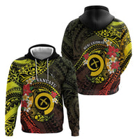 Vanuatu Christmas Zip Hoodie Vanuatuan Pig Tusk - Meri Krismas! LT14 - Polynesian Pride