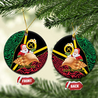 Vanuatu Christmas Ceramic Ornament Vanuatuan Conch Shell - Meri Krismas!