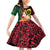 Vanuatu Christmas Family Matching Off Shoulder Short Dress and Hawaiian Shirt Vanuatuan Conch Shell - Meri Krismas!