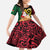 Vanuatu Christmas Family Matching Summer Maxi Dress and Hawaiian Shirt Vanuatuan Conch Shell - Meri Krismas!