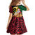 Vanuatu Christmas Family Matching Summer Maxi Dress and Hawaiian Shirt Vanuatuan Conch Shell - Meri Krismas!