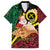 Vanuatu Christmas Family Matching Summer Maxi Dress and Hawaiian Shirt Vanuatuan Conch Shell - Meri Krismas!