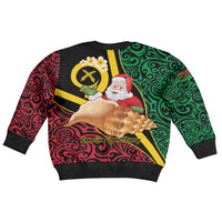 Vanuatu Christmas Kid Ugly Christmas Sweater Vanuatuan Conch Shell - Meri Krismas!