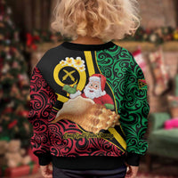 Vanuatu Christmas Kid Ugly Christmas Sweater Vanuatuan Conch Shell - Meri Krismas!