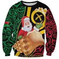 Vanuatu Christmas Sweatshirt Vanuatuan Conch Shell - Meri Krismas!