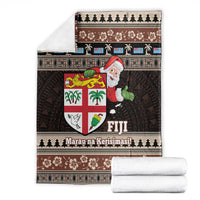 Fiji Christmas Blanket Fijian Masi Marau na Kerisimasi! - Brown LT14 - Polynesian Pride