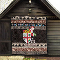 Fiji Christmas Quilt Fijian Masi Marau na Kerisimasi! - Brown LT14 - Polynesian Pride