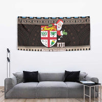 Fiji Christmas Tapestry Fijian Masi Marau na Kerisimasi! - Brown LT14 - Polynesian Pride