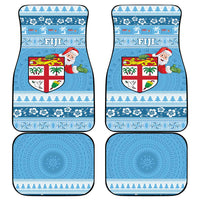 Fiji Christmas Car Mats Fijian Masi Marau na Kerisimasi! - Blue LT14 - Polynesian Pride