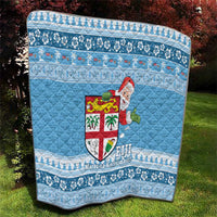 Fiji Christmas Quilt Fijian Masi Marau na Kerisimasi! - Blue LT14 - Polynesian Pride