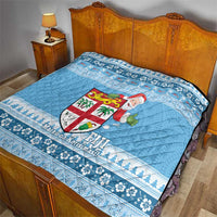 Fiji Christmas Quilt Fijian Masi Marau na Kerisimasi! - Blue LT14 - Polynesian Pride
