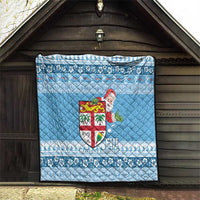 Fiji Christmas Quilt Fijian Masi Marau na Kerisimasi! - Blue LT14 - Polynesian Pride