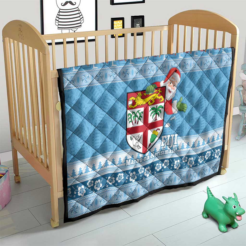 Fiji Christmas Quilt Fijian Masi Marau na Kerisimasi! - Blue LT14 - Polynesian Pride