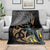 Aotearoa Kowhai Tui Bird Blanket Maori Ngaru With Silver Fern