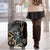 Aotearoa Kowhai Tui Bird Luggage Cover Maori Ngaru With Silver Fern