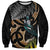 Aotearoa Kowhai Tui Bird Sweatshirt Maori Ngaru With Silver Fern